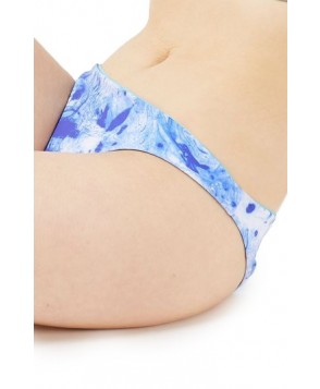 Topshop Marble Print Reversible Bikini Bottoms US (fits like 0-2) - Blue