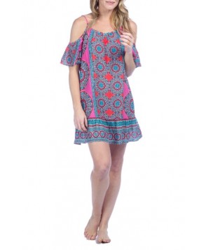 Green Dragon Global Flourish Cover-Up Slipdress - Pink