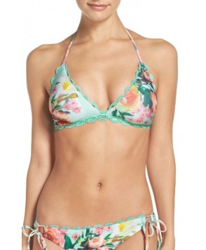 Becca High Tea Bikini Top - Green