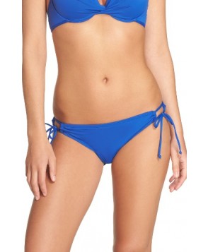 The Bikini Lab Side Tie Bikini Bottoms - Blue