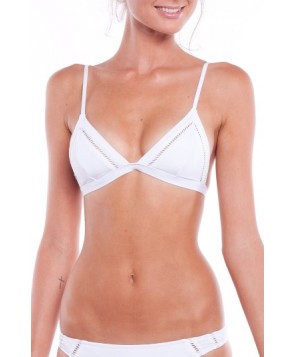 Rhythm My Bralette Bikini Top - White