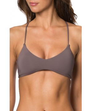 O'Neill Salt Walter Solids Bikini Top - Grey