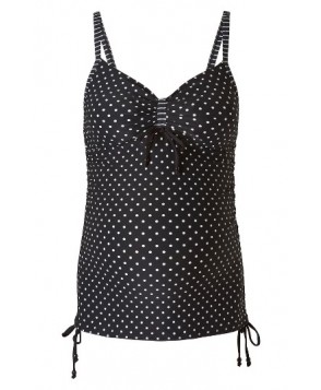 Noppies Dot Maternity Tankini Top/XX-Large - Black