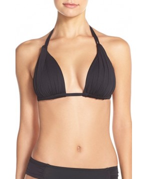 La Blanca 'Island Blanca' Halter Bikini Top - Black