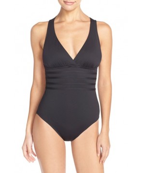 La Blanca Cross Back One-Piece Swimsuit