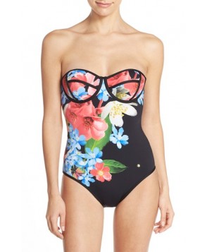Ted Baker London 'Forget Me Not' Underwire One-Piece Swimsuit