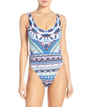 The Bikini Lab 'Gypset' Cutout One-Piece Swimsuit  - Black