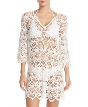 Surf Gypsy Crochet Cover-Up Tunic - White