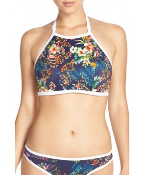 Freya 'Club Tropicana' High Neck Bikini Top FF (5D US) - Blue