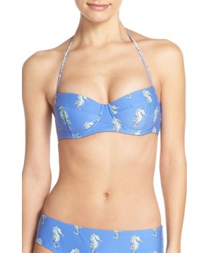 Kate Spade New York Underwire Halter Bikini Top  - Blue