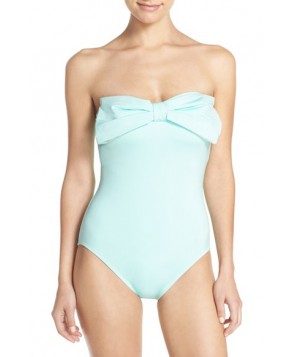 Kate Spade New York Bow Neck One-Piece Swimsuit