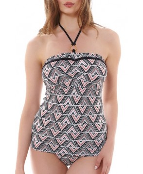 Freya 'Sphinx' Underwire Bandeau Tankini Top