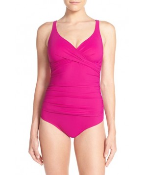 Profile By Gottex Surplice One-Piece Swimsuit