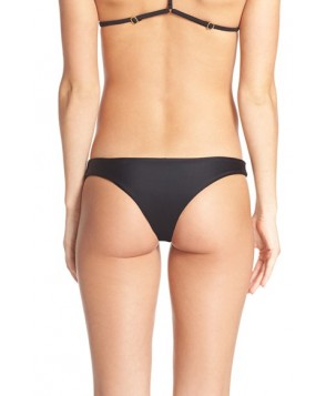 Issa De' Mar 'Poema' Reversible Brazilian Bikini Bottoms  - Black