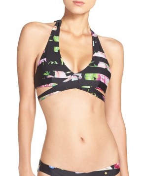 Ted Baker London 'Tapestry' Faux Wrap Bikini Top