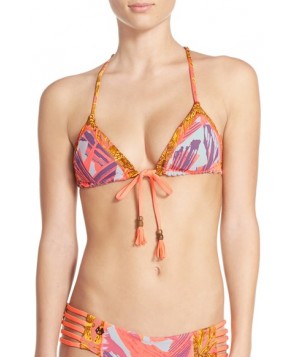 Maaji 'Tassels Dali' Reversible Triangle Bikini Top