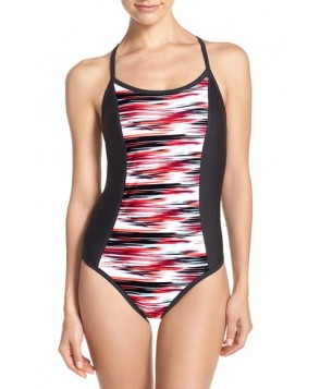 Zella Cross Back One-Piece Swimsuit