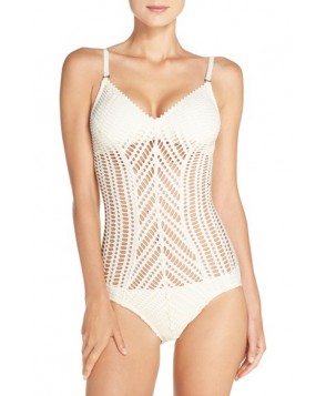 Robin Piccone Sophia One-Piece Swimsuit - Ivory