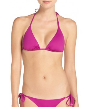 Becca 'Color Code' Triangle Bikini Top Size D - Purple