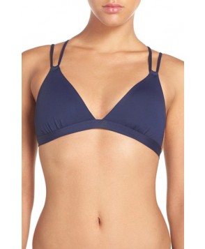 L Space New Wave Triangle Bikini Top - Blue