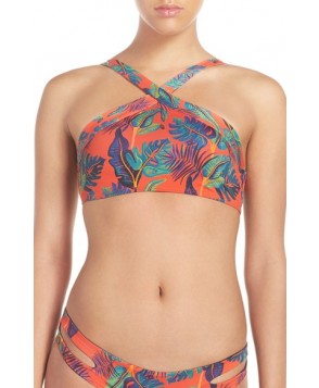 L Space Liberty Palm Serina Bikini Top Size D - Red