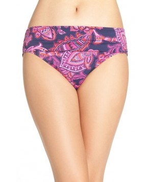 Tommy Bahama 'Jacobean' High Waist Bikini Bottoms  - Pink