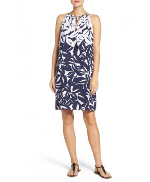 Tommy Bahama Leaf Print Cover-Up Dress