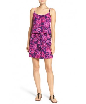 Tommy Bahama 'Jacobean' Floral Cover-Up Dress - Pink