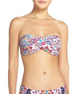 Nanette Lepore 'Festival Tease' Bandeau Bikini Top