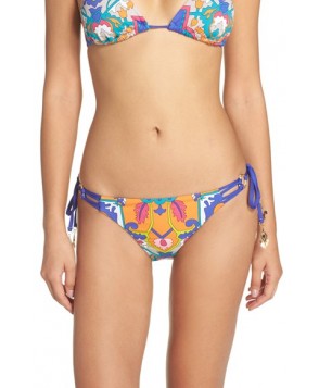 Trina Turk 'Tapestry' Side Tie Bikini Bottoms