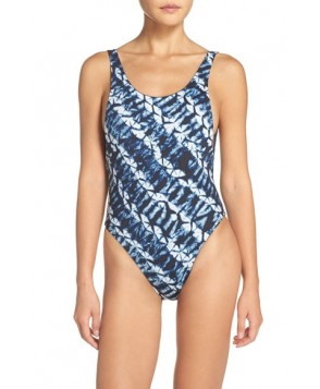 Dolce Vita Reversible One-Piece Swimsuit - Blue