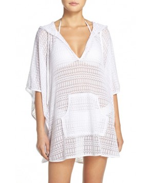 La Blanca Beyond The Beach Cover-Up Poncho /Medium - White