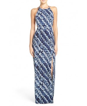 Dolce Vita Tie-Dye Cover-Up Maxi Dress - Blue