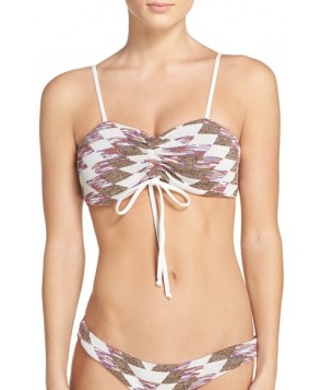 Lovers + Friends 'Rae' Knit Bikini Top  - White