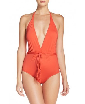 Seafolly Halter One-Piece Swimsuit  US / 1 AU - Orange