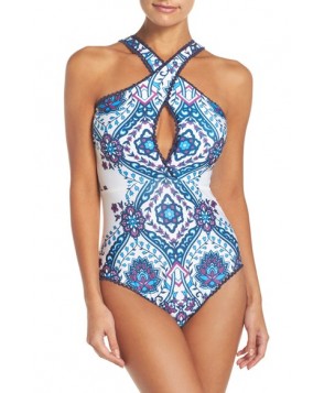 Becca Inspired One-Piece Swimsuit  - Blue