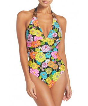 Trina Turk Santiago One-Piece Swimsuit  - Black