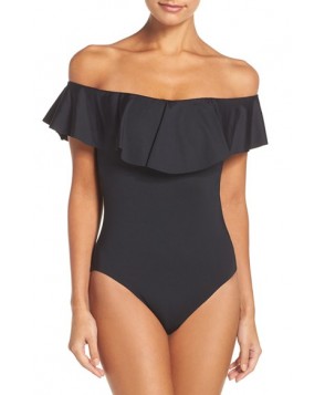 Trina Turk Off The Shoulder One-Piece Swimsuit