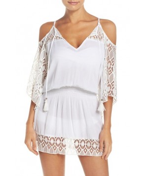 Becca Blouson Cover-Up Tunic  - White