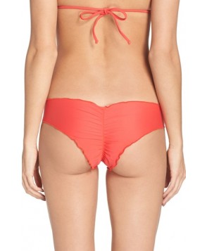 Luli Fama 'Wavy' Brazilian Bikini Bottoms - Red