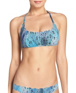 Pilyq Reversible Halter Bikini Top - Blue