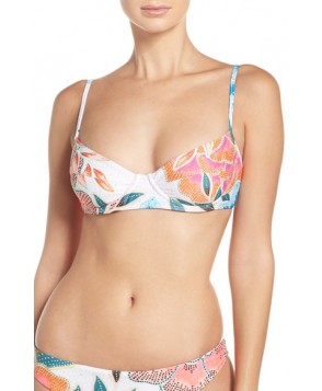 Mara Hoffman Underwire Bikini Top  - Coral