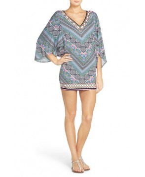 Laundry By Shelli Segal Bohemian Tulip Cover-Up Tunic - Black