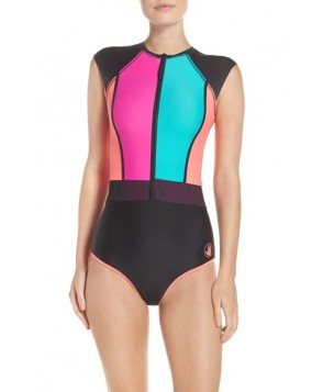 Body Glove Borderline One-Piece Swimsuit  - Coral