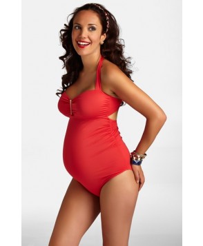 Pez D'Or Solid One-Piece Maternity Swimsuit