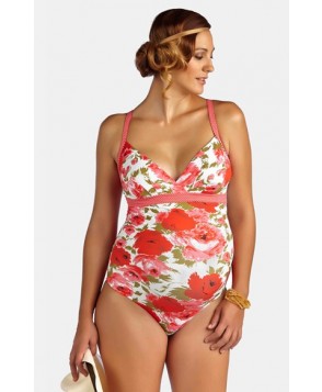 Pez D'Or 'Montego Bay' One-Piece Maternity Swimsuit  - Pink