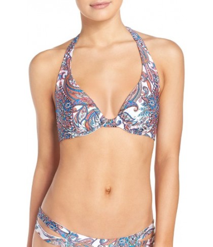 Luli Fama Plunge Underwire Bikini Top