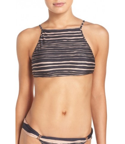 Vix Swimwear Lanai Mary Bikini Top Size D - Black