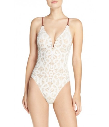 Nanette Lepore Goddess One-Piece Swimsuit - Ivory