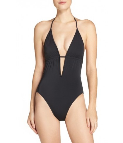 Milly Acapulco One-Piece Swimsuit Size Petite - Black